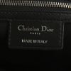 Dior Lady Dior shopping bag in black leather cannage - Detail D3 thumbnail
