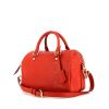 Louis Vuitton Speedy 25 cm shoulder bag in red monogram leather - 00pp thumbnail