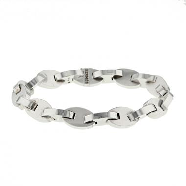 Brazalete articulado Hermes Nova en plata