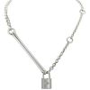 Hermes Cadenas necklace in silver - 00pp thumbnail