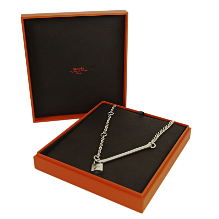 Collana Hermes Cadenas in argento - Detail D2