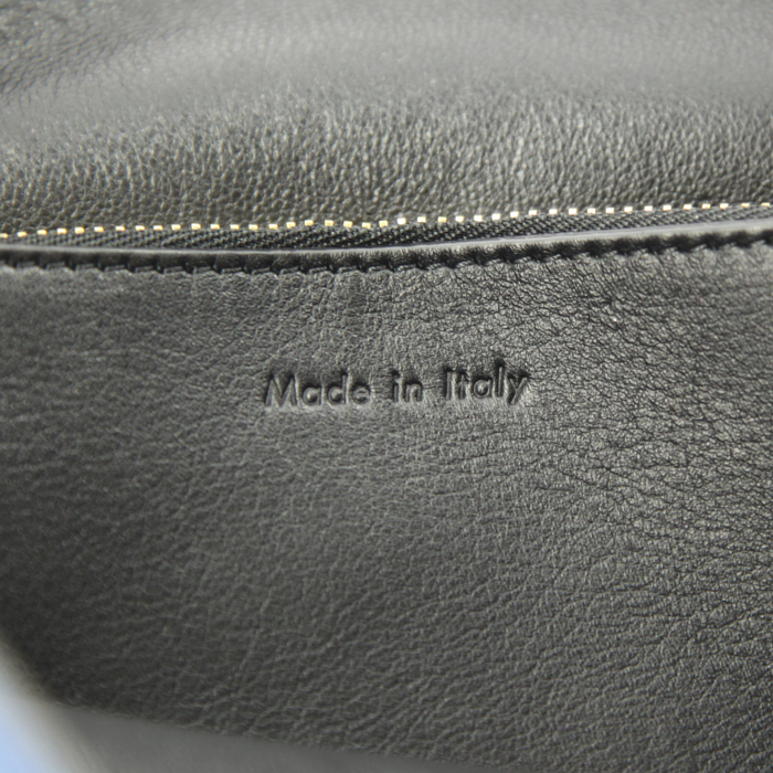 Borsa Celine Blade in pelle blu - Detail D4