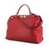 Fendi Peekaboo handbag in red leather - 00pp thumbnail