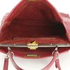 Fendi Peekaboo handbag in red leather - Detail D3 thumbnail