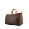 Louis Vuitton Speedy 35 handbag in monogram canvas and natural leather - 00pp thumbnail