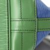 Shopping bag Louis Vuitton Grand Noé modello grande in pelle Epi blu e verde - Detail D3 thumbnail