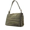 Saint Laurent Catwalk handbag in grey suede - 00pp thumbnail