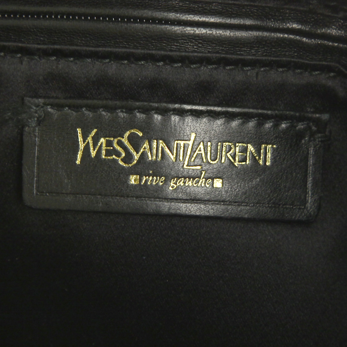 Sac à main Saint Laurent Catwalk en daim gris - Detail D3