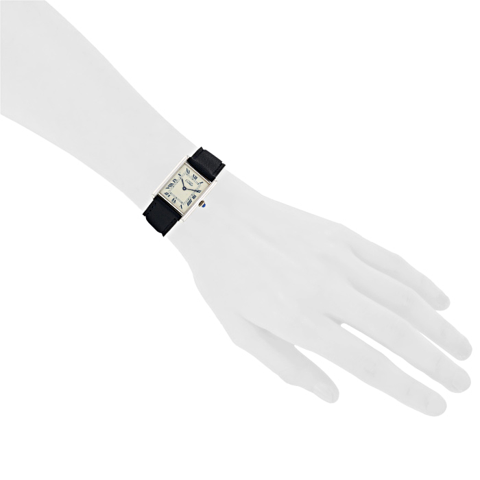 Reloj Cartier Tank Must de plata Circa  1980 - Detail D1