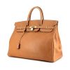 Hermes Birkin 40 cm handbag in gold grained leather - 00pp thumbnail