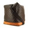 Borsa da viaggio Louis Vuitton in tela monogram cerata e pelle naturale - 00pp thumbnail
