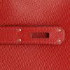 Borsa Hermes Birkin 35 cm in pelle Epsom rosso Casaque - Detail D4 thumbnail