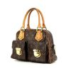 Louis Vuitton Manhattan small model handbag in monogram canvas and natural leather - 00pp thumbnail