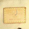 Louis Vuitton Manhattan small model handbag in monogram canvas and natural leather - Detail D3 thumbnail