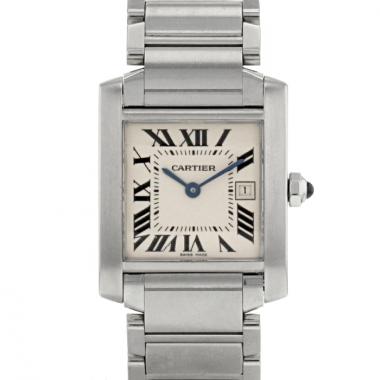 Cartier Tank Française ref. 2465 Orologio acciaio Circa  2000