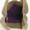 Bolso de mano Bottega Veneta Campana en cuero trenzado marrón - Detail D2 thumbnail