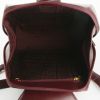 Cartier backpack in burgundy leather - Detail D2 thumbnail