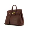 Hermes Haut à Courroies 32 cm handbag in chocolate brown leather taurillon clémence - 00pp thumbnail