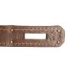 Bolso de mano Hermes Haut à Courroies 32 cm en cuero taurillon clémence marrón chocolate - Detail D4 thumbnail