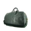 Bolsa de viaje Louis Vuitton Kendall en cuero taiga verde pino - 00pp thumbnail