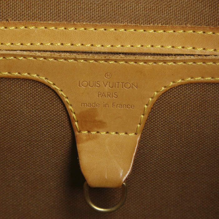 Bolso de mano Louis Vuitton Ellipse modelo pequeño en lona Monogram y cuero natural - Detail D3