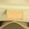 Bolso de mano Louis Vuitton Deauville en lona Monogram revestida marrón y cuero natural - Detail D3 thumbnail