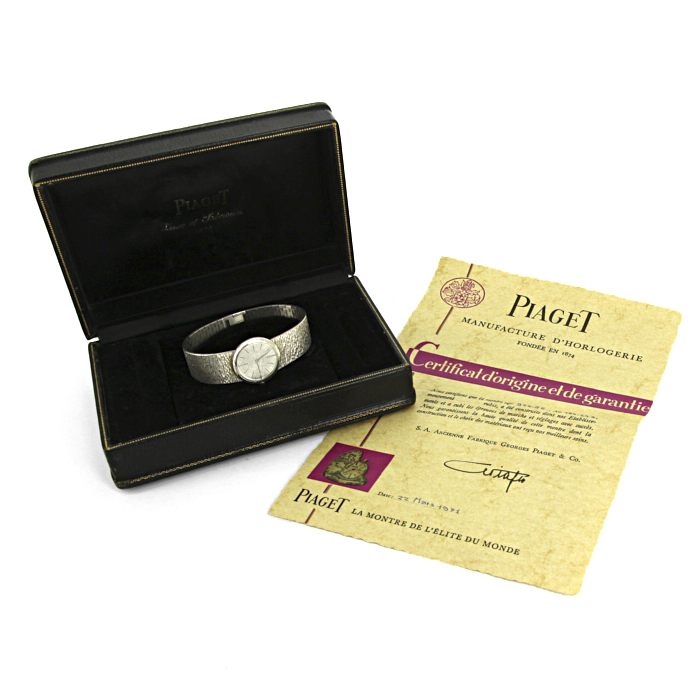 Piaget watch in white gold Circa  1971 - Detail D2