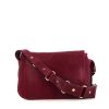 Celine shoulder bag in raspberry pink leather - 360 thumbnail