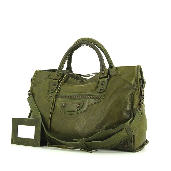 Rare  Vintage Green Balenciaga City Bag Womens Fashion Bags  Wallets  Crossbody Bags on Carousell
