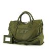 Balenciaga Classic City handbag in olive green leather - 00pp thumbnail