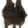 Bolso de mano Chloé Silverado en cuero marrón - Detail D2 thumbnail