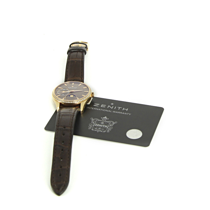 Zenith Elite Ultra Thin watch in pink gold Ref: 22.310.692 Circa 2010 - Detail D3