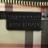 Burberry handbag in black grained leather - Detail D4 thumbnail