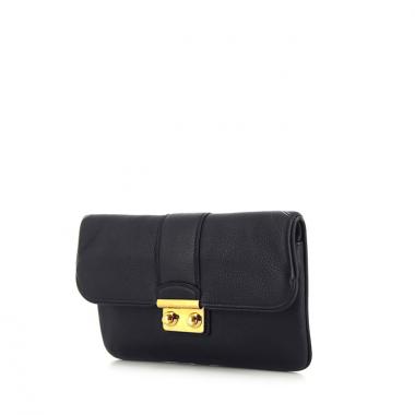 Pochette Louis Vuitton Sofia Coppola in pelle martellata blu scuro
