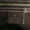 Gucci Pelham shopping bag in beige monogram canvas and brown leather - Detail D3 thumbnail