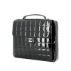 Chanel briefcase in black patent quilted leather - 00pp thumbnail