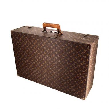 Valigia Louis Vuitton Cotteville in tela monogram e pelle naturale