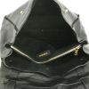 Yves Saint Laurent Muse Two handbag in black leather and black suede - Detail D2 thumbnail