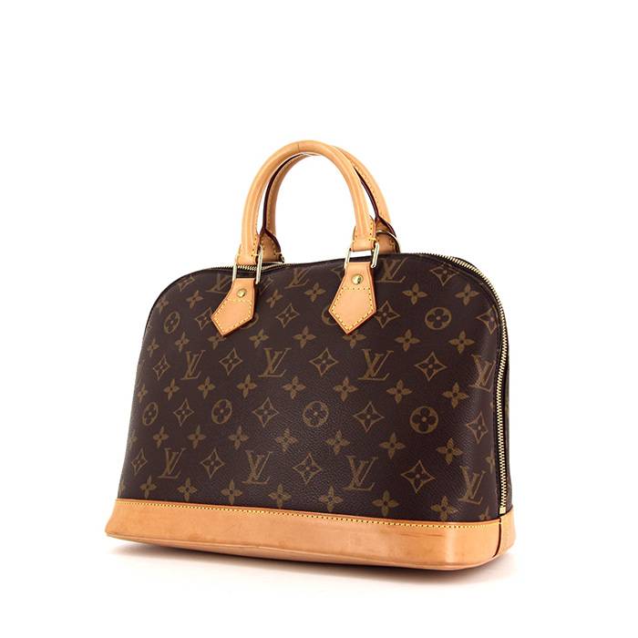 Borsa Louis Vuitton Alma modello piccolo in tela monogram marrone