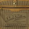 Louis Vuitton Neverfull small model shopping bag in monogram canvas and natural leather - Detail D3 thumbnail