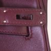 Hermes Birkin 35 cm handbag in purple Raisin Swift leather - Detail D4 thumbnail