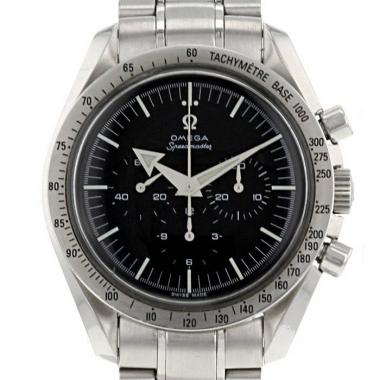 Orologio Omega Speedmaster Broad Arrow in acciaio Ref :  1450222 Circa  2000
