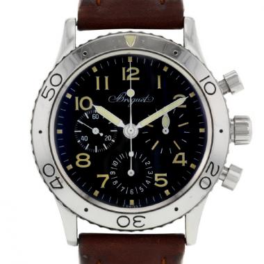 Breguet Type XX watch in stainless steel Ref:  3800 Circa  2010