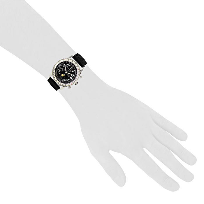 Montre Breitling Montbrillant en acier Vers  2000 - Detail D1