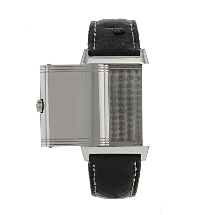 Jaeger Lecoultre Reverso watch in stainless steel Ref:  270862 Circa  2010 - Detail D2