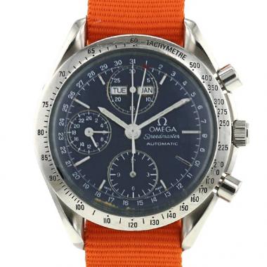 Montre Omega Speedmaster en acier Ref :  3521-80 Vers  2000