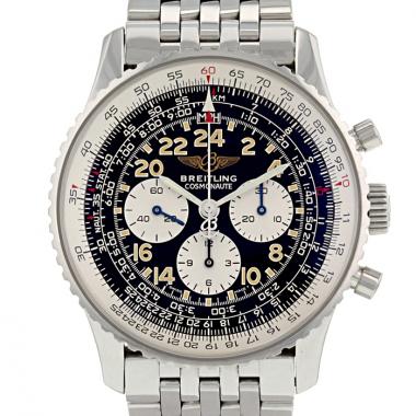 Orologio Breitling Navitimer Cosmonaute in acciaio Ref :  12322 Circa  2000