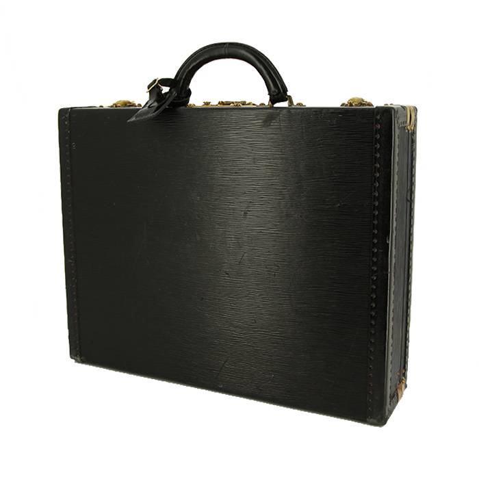 Louis Vuitton Black President Epi Briefcase