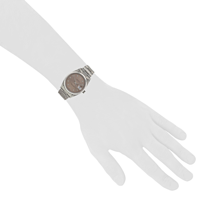 Reloj Rolex Oyster Perpetual Date de acero Ref :  15200 Circa  1998 - Detail D1