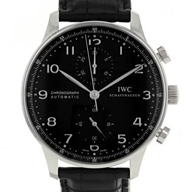 IWC Portuguese-Chronograph watch in stainless steel Circa  2000